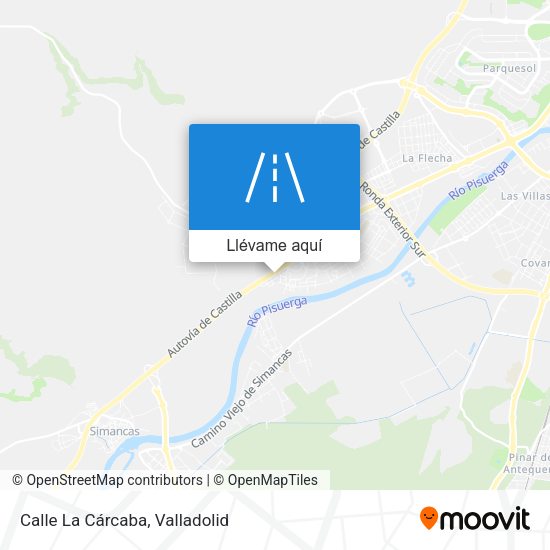 Mapa Calle La Cárcaba