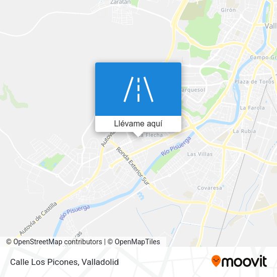 Mapa Calle Los Picones