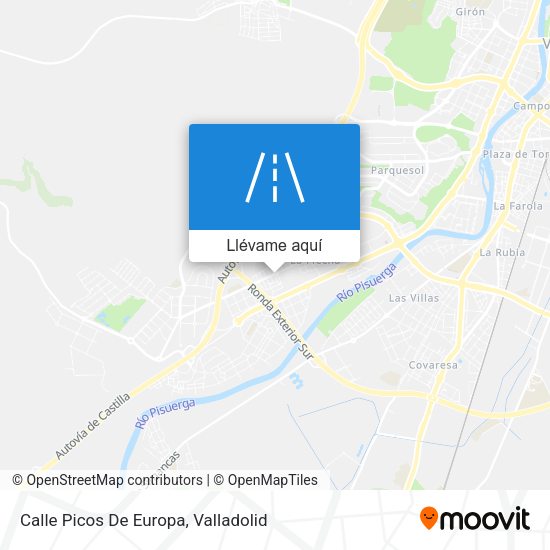 Mapa Calle Picos De Europa