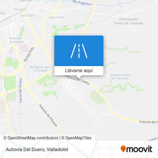 Mapa Autovía Del Duero