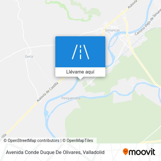 Mapa Avenida Conde Duque De Olivares