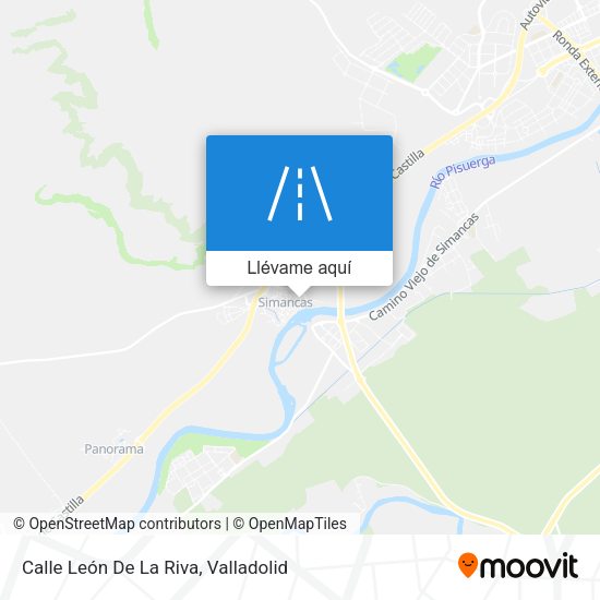 Mapa Calle León De La Riva