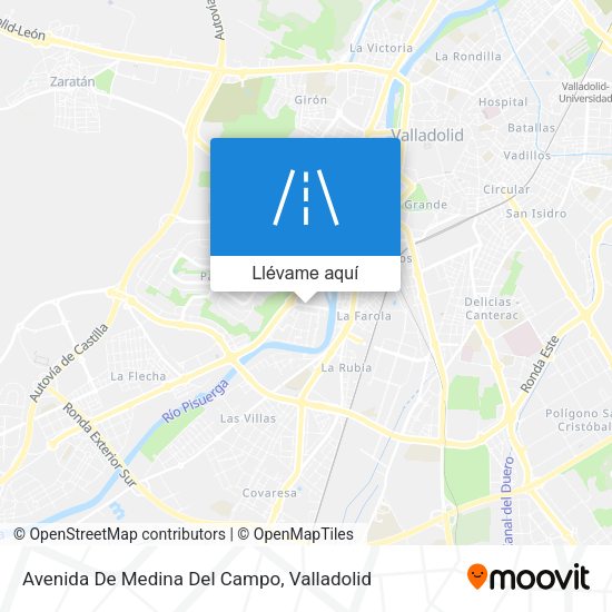 Mapa Avenida De Medina Del Campo