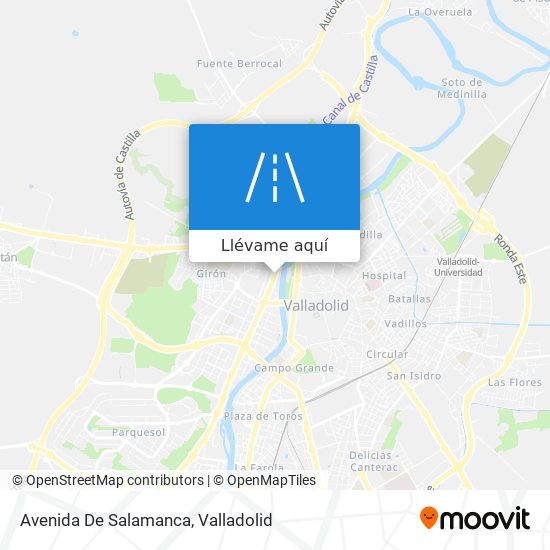 Mapa Avenida De Salamanca