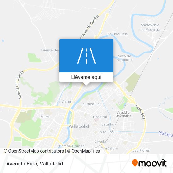 Mapa Avenida Euro