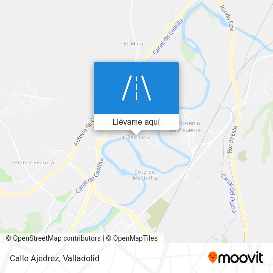 Mapa Calle Ajedrez