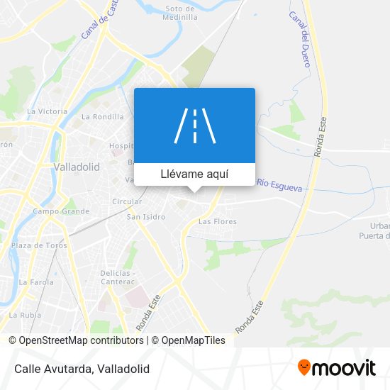 Mapa Calle Avutarda