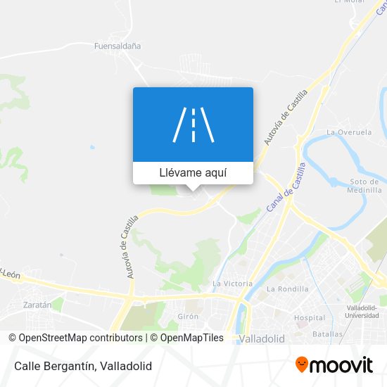 Mapa Calle Bergantín