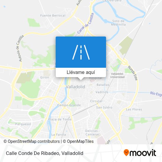 Mapa Calle Conde De Ribadeo