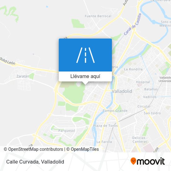 Mapa Calle Curvada