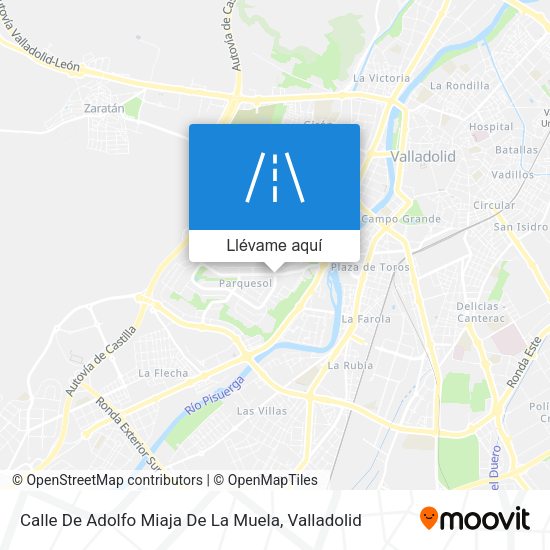Mapa Calle De Adolfo Miaja De La Muela