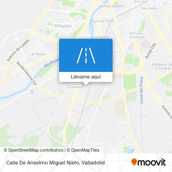 Mapa Calle De Anselmo Miguel Nieto