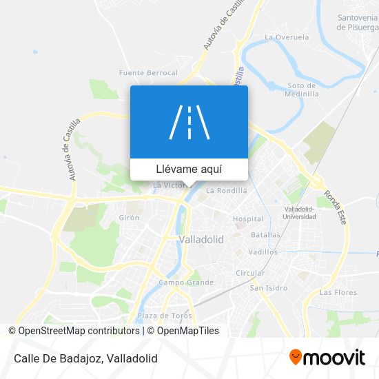 Mapa Calle De Badajoz