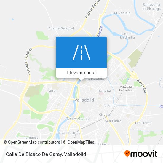 Mapa Calle De Blasco De Garay