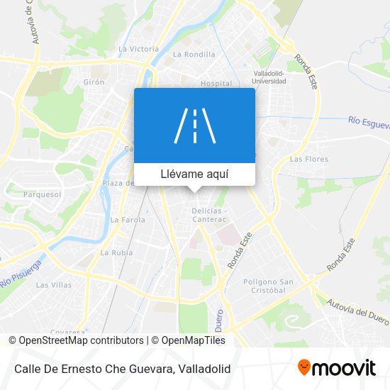Mapa Calle De Ernesto Che Guevara