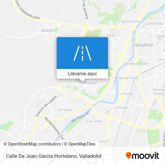 Mapa Calle De Juan García Hortelano