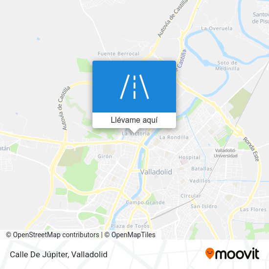Mapa Calle De Júpiter