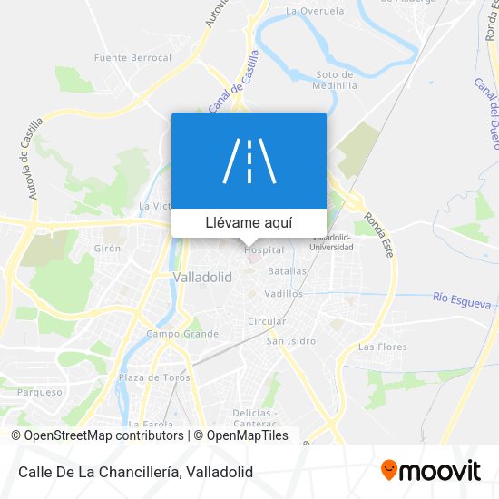 Mapa Calle De La Chancillería