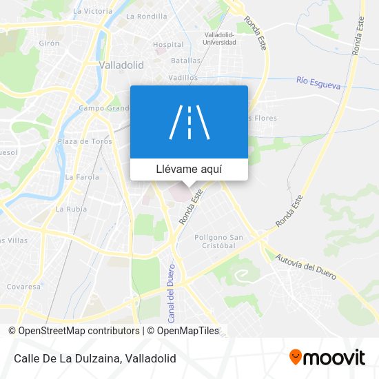 Mapa Calle De La Dulzaina