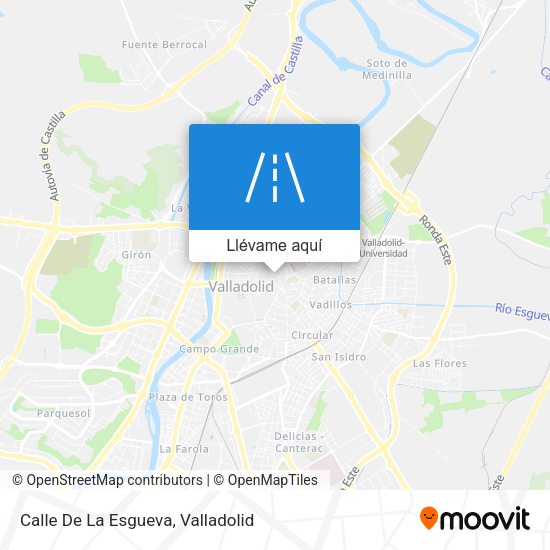 Mapa Calle De La Esgueva