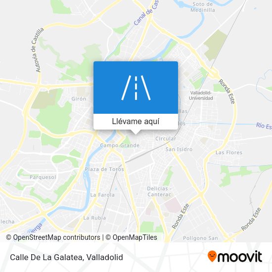 Mapa Calle De La Galatea
