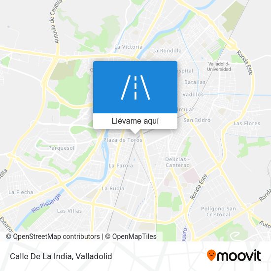 Mapa Calle De La India