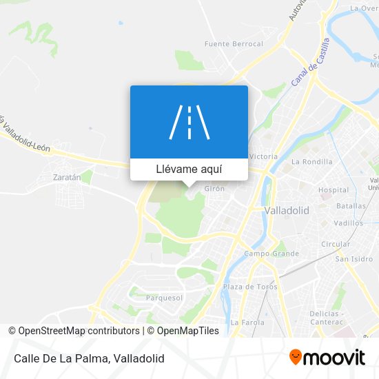 Mapa Calle De La Palma