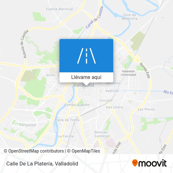 Mapa Calle De La Platería