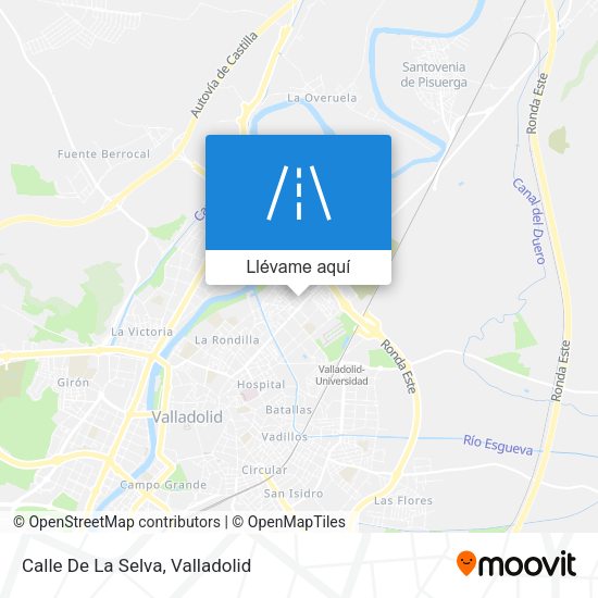 Mapa Calle De La Selva