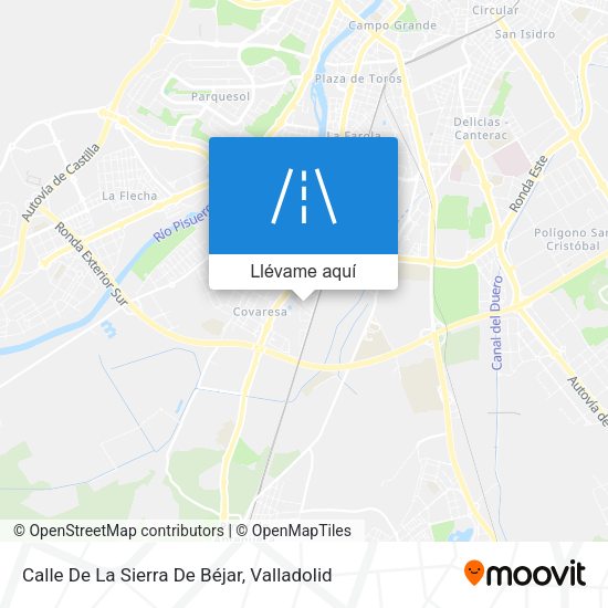 Mapa Calle De La Sierra De Béjar
