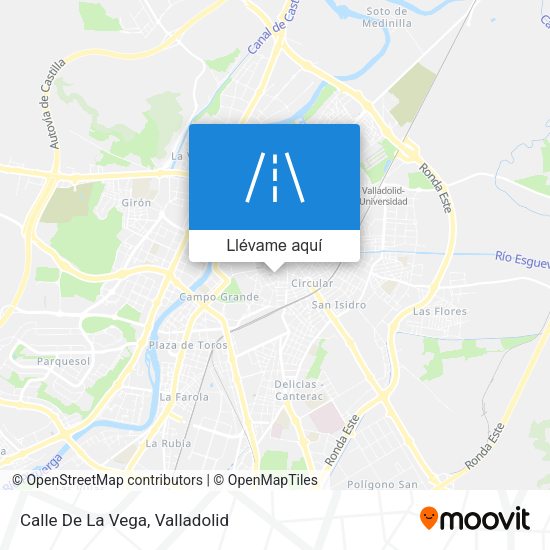 Mapa Calle De La Vega