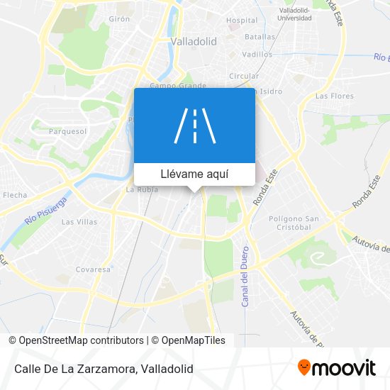 Mapa Calle De La Zarzamora