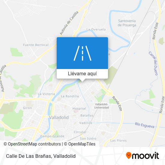 Mapa Calle De Las Brañas