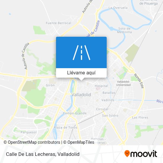 Mapa Calle De Las Lecheras