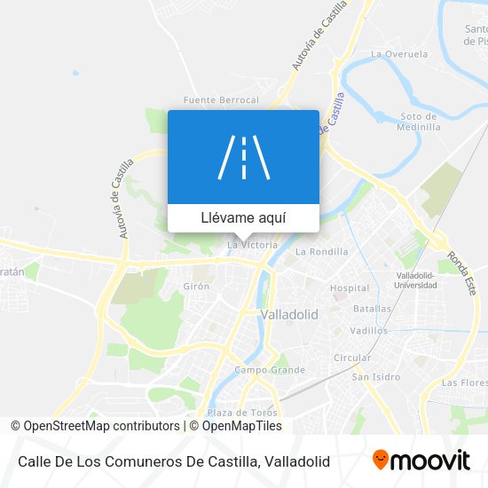 Mapa Calle De Los Comuneros De Castilla