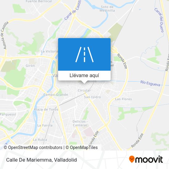 Mapa Calle De Mariemma