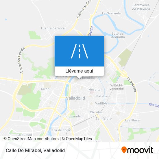 Mapa Calle De Mirabel
