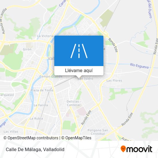 Mapa Calle De Málaga