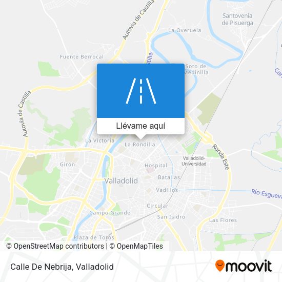 Mapa Calle De Nebrija