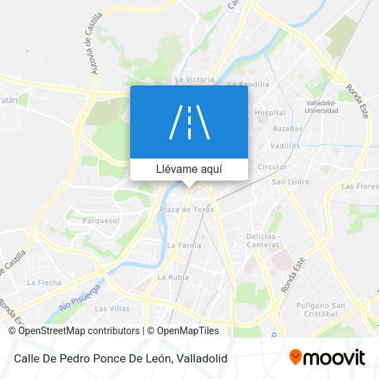 Mapa Calle De Pedro Ponce De León