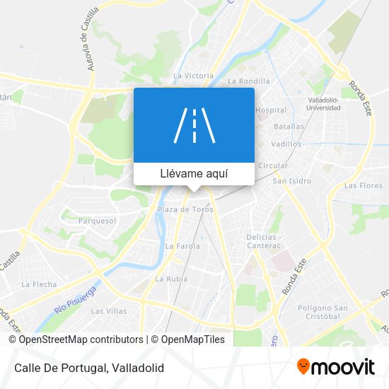 Mapa Calle De Portugal
