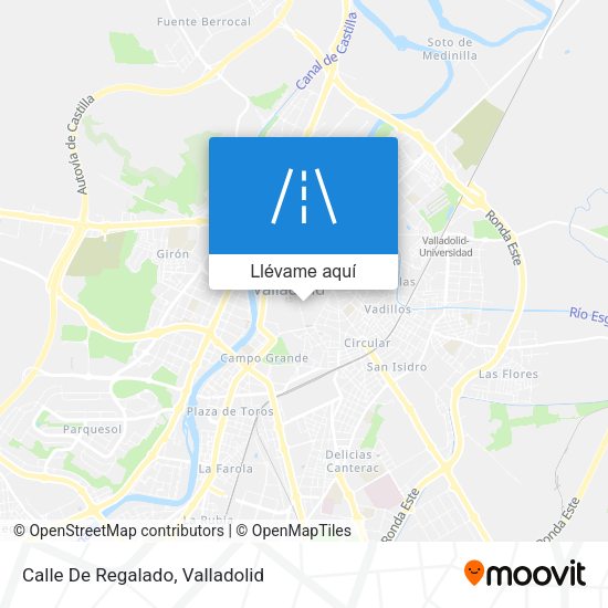 Mapa Calle De Regalado