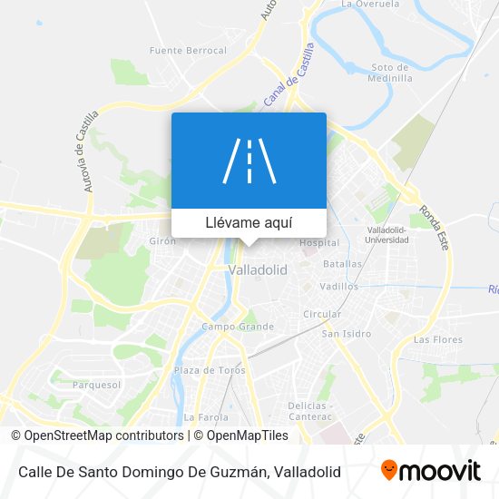 Mapa Calle De Santo Domingo De Guzmán
