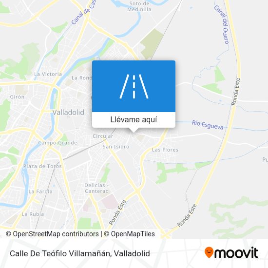 Mapa Calle De Teófilo Villamañán