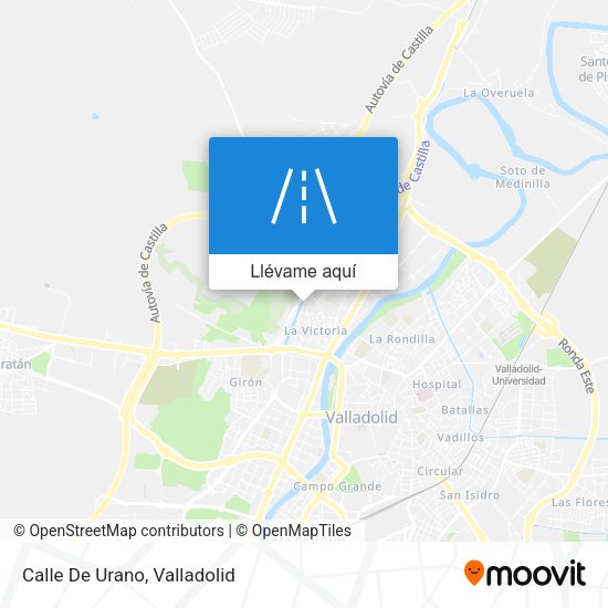Mapa Calle De Urano