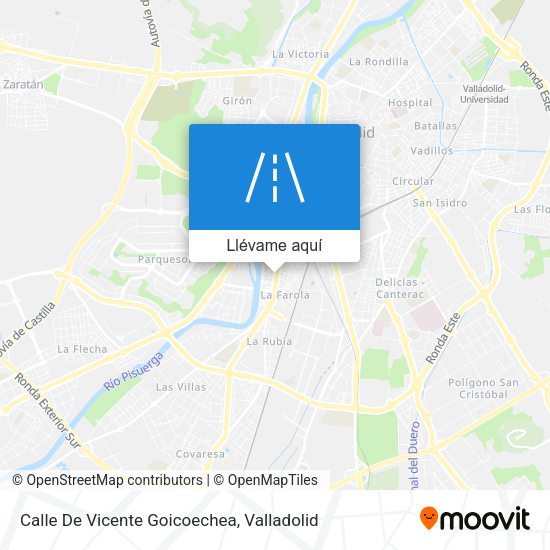 Mapa Calle De Vicente Goicoechea