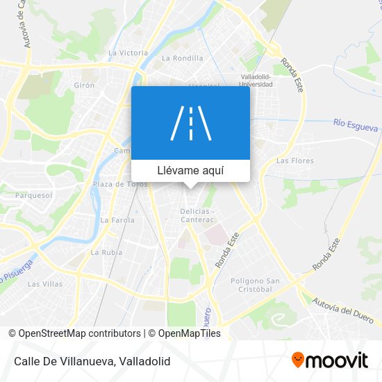 Mapa Calle De Villanueva