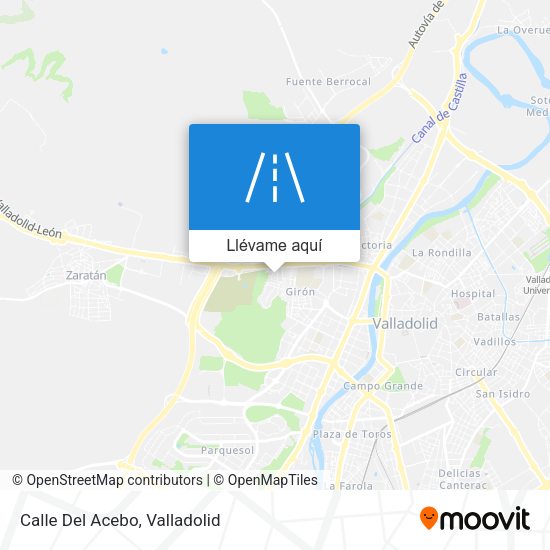 Mapa Calle Del Acebo