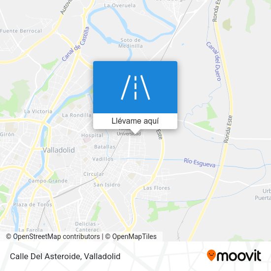 Mapa Calle Del Asteroide