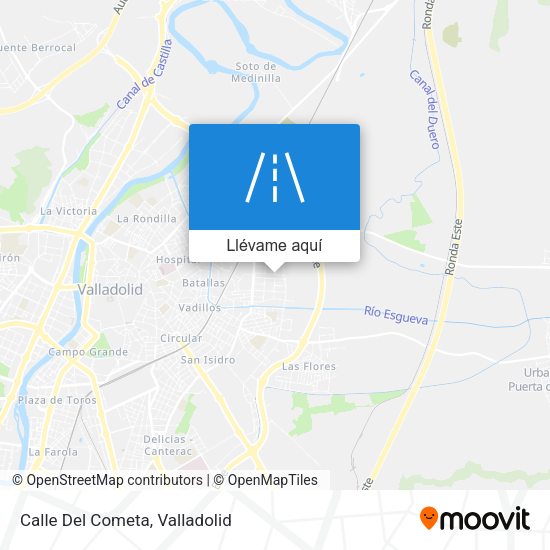 Mapa Calle Del Cometa